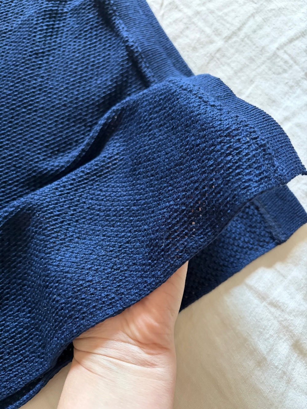 NWOT We Are Amma Navy Nursing Poncho Shrug Cover-Up - Picture 7 of 12